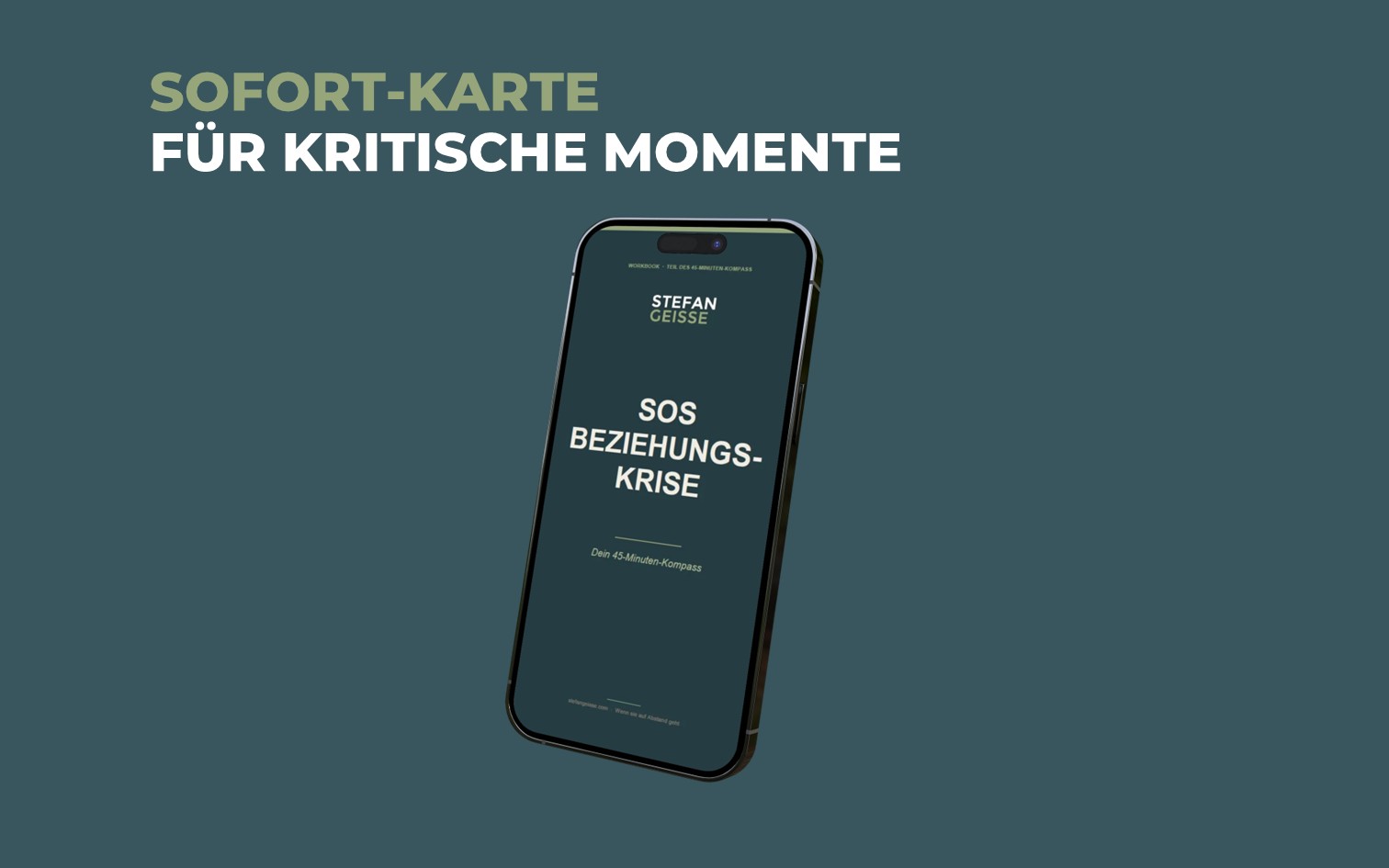 Sofort-Karte · Handy-Wallpaper für kritische Momente